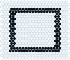 Lorida Border | Pinnacle Hexagon Border