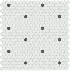 Unglazed Dots | Pinnacle Hexagon Patterns