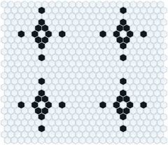 Diamond & Cross | Pinnacle Hexagon Patterns