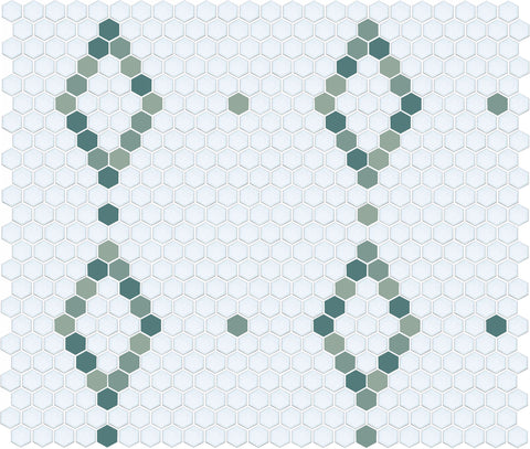 Diamond and Dot | Pinnacle Hexagon Patterns