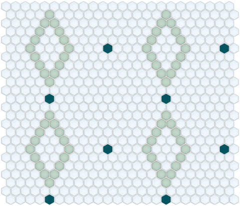 Diamond and Dot | Pinnacle Hexagon Patterns