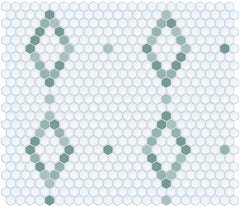 Diamond and Dot | Pinnacle Hexagon Patterns