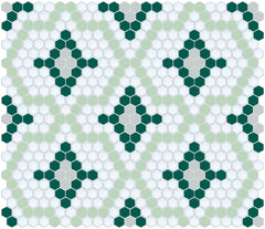 Monarch | Pinnacle Hexagon Tile Pattern