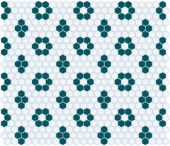 Gloss Retro Rosette and Quad | Pinnacle Hexagon Patterns