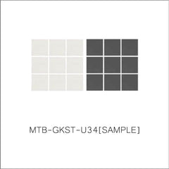 Greek Key Step | 3/4" Unglazed Porcelain | Pinnacle Square Border