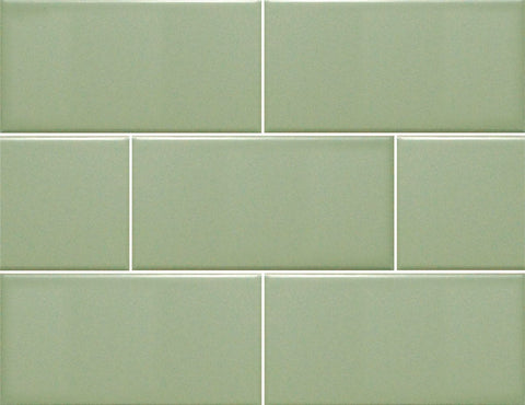 2.5 x 9.5 Alchemist Venetian Green Italian Wall Tile (Pack of 36 (6 sqft))